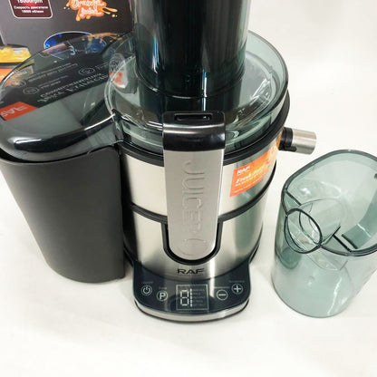 Электрическая соковыжималка RAF R.2700 для цитрусовых, фруктов и овощей с емкостью для сока 1.1 л 800 Вт