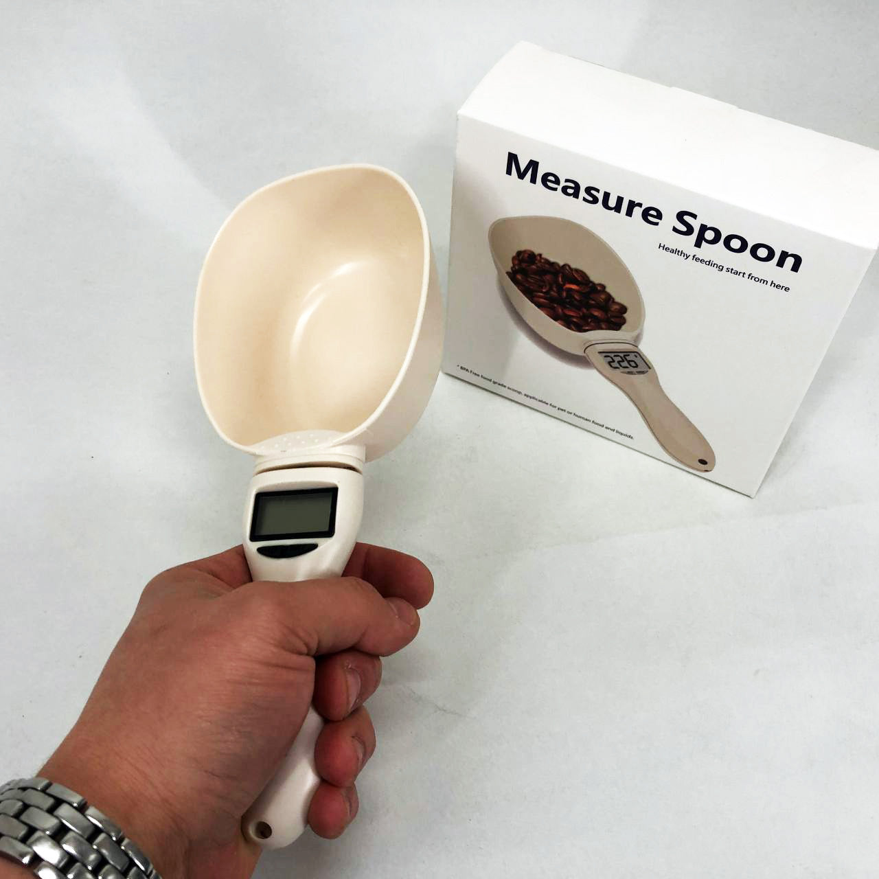 Весы кухонные ZD-208-ложка 800г (1г), весы пищевые, весы кулинарные, компактные весы