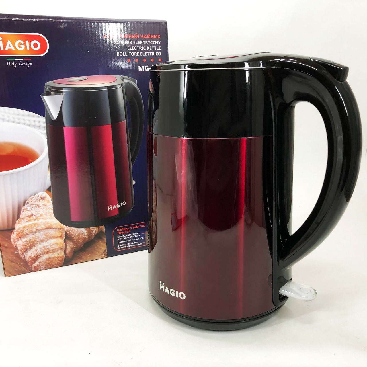 Электрочайник-Термос MAGIO MG-129 1.8 л 1850 Вт