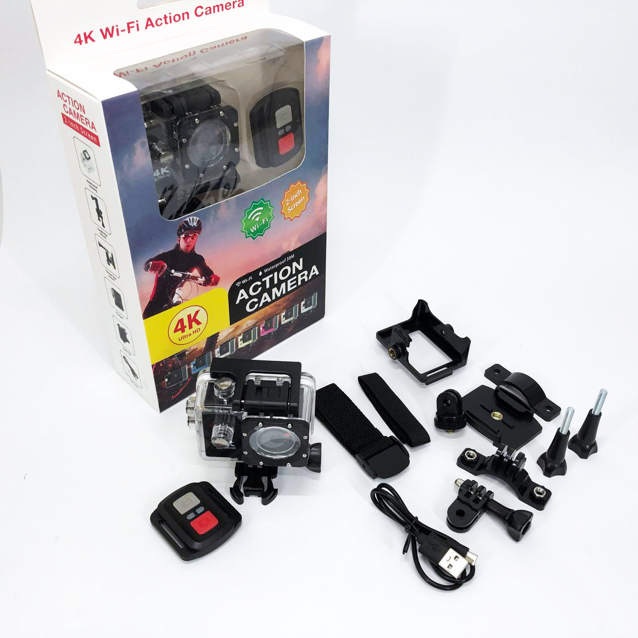 Водонепроницаемая спортивная экшн-камера DVR SPORT S3R Wi Fi с пультом