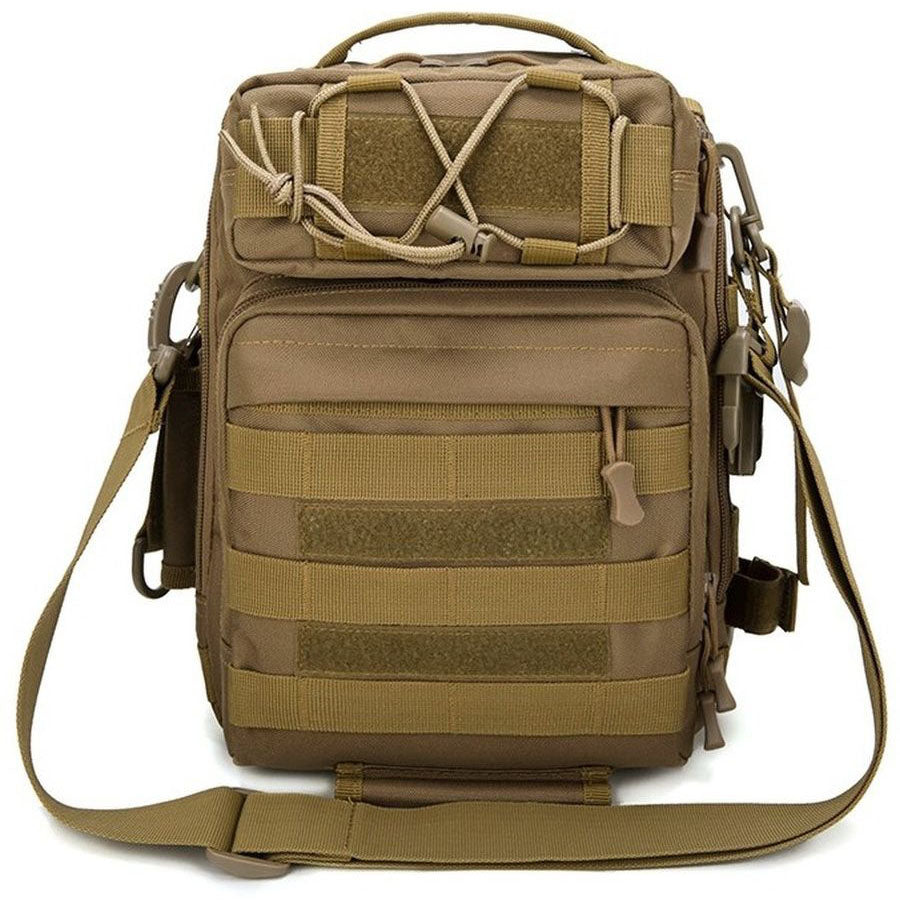 Комплект 2 В 1: армейская сумка + тактический фонарь