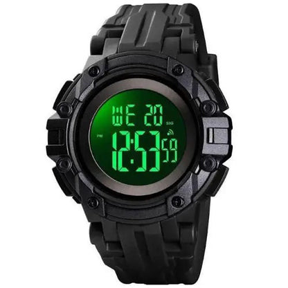 Часы наручные мужские SKMEI 1545BKWT BLACK-WHITE, водонепроницаемые мужские часы. Цвет: черный