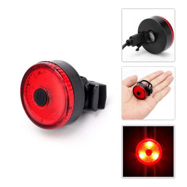 Велофонарь аккумуляторный BSK-1133-XPG и STOP-3SMD(red), Велосипедный фонарь с защитой от влаги