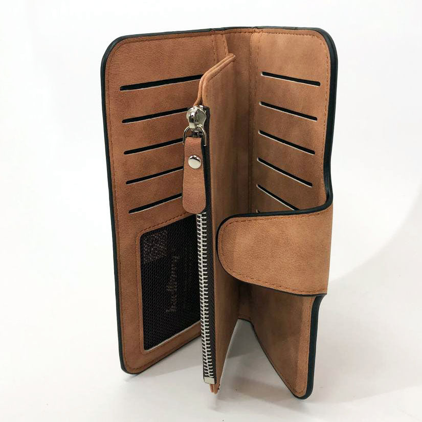 Женский кошелек клатч портмоне Baellerry Forever N2345, Компактный кошелек девочке. Цвет: коричневый