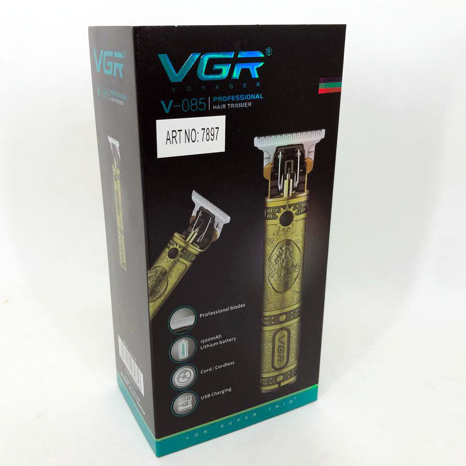 Машинка для стрижки мужская VGR V-085 Электробритва с насадками для бороды Окантовочная машинка