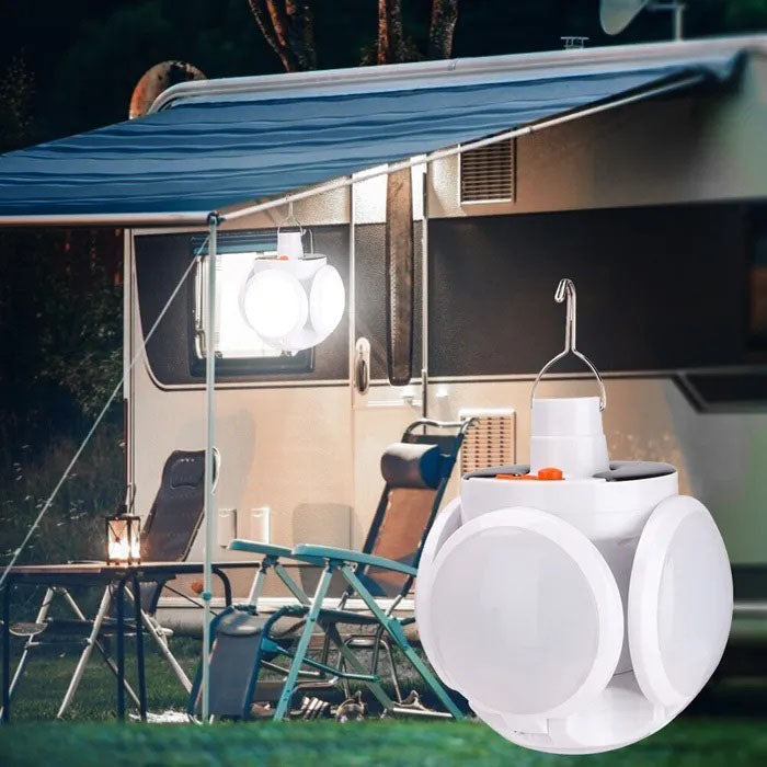 Фонарь Лампа для кемпинга аккумуляторная BL-2029 + SOLAR на солнечной батарее кемпинговый складной фонарь