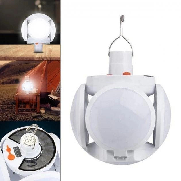 Фонарь Лампа для кемпинга аккумуляторная BL-2029 + SOLAR на солнечной батарее кемпинговый складной фонарь