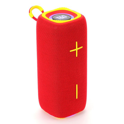 Портативная Bluetooth колонка TG654 8W с подсветкой, блютуз колонка для улицы. Цвет: красный