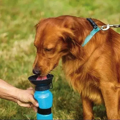 Поилка для собак дорожная переносная Aqua Dog 537 мл портативная бутылка для крупных и мелких собак FS-97