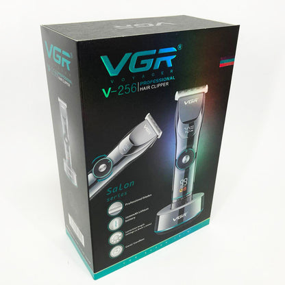 Профессиональная беспроводная машинка для стрижки волос и бороды VGR V-256, беспроводная электробритва
