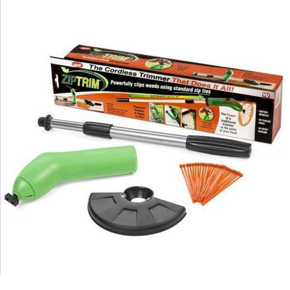 Газонокосилка для сада Zip Trim аккумуляторная, Триммер для травы и кустов для подстригания газона
