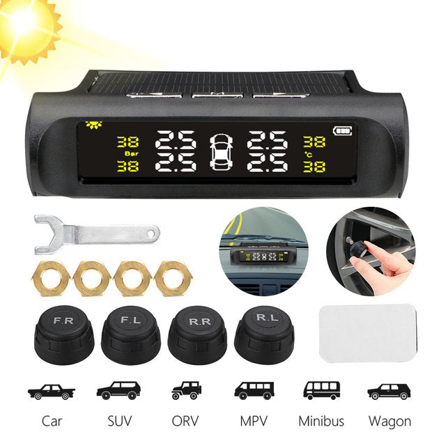 Система контроля давления в шинах TPMS+SOLAR внешние датчики