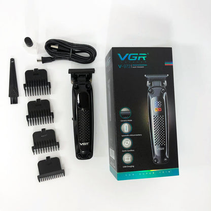 Машинка для стрижки волос триммер VGR V-972 профессиональная с насадками аккумуляторная USB