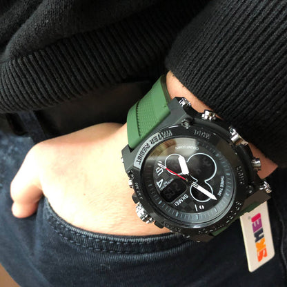 Часы наручные мужские SKMEI 2065AG, водонепроницаемые мужские часы, мужские спортивные