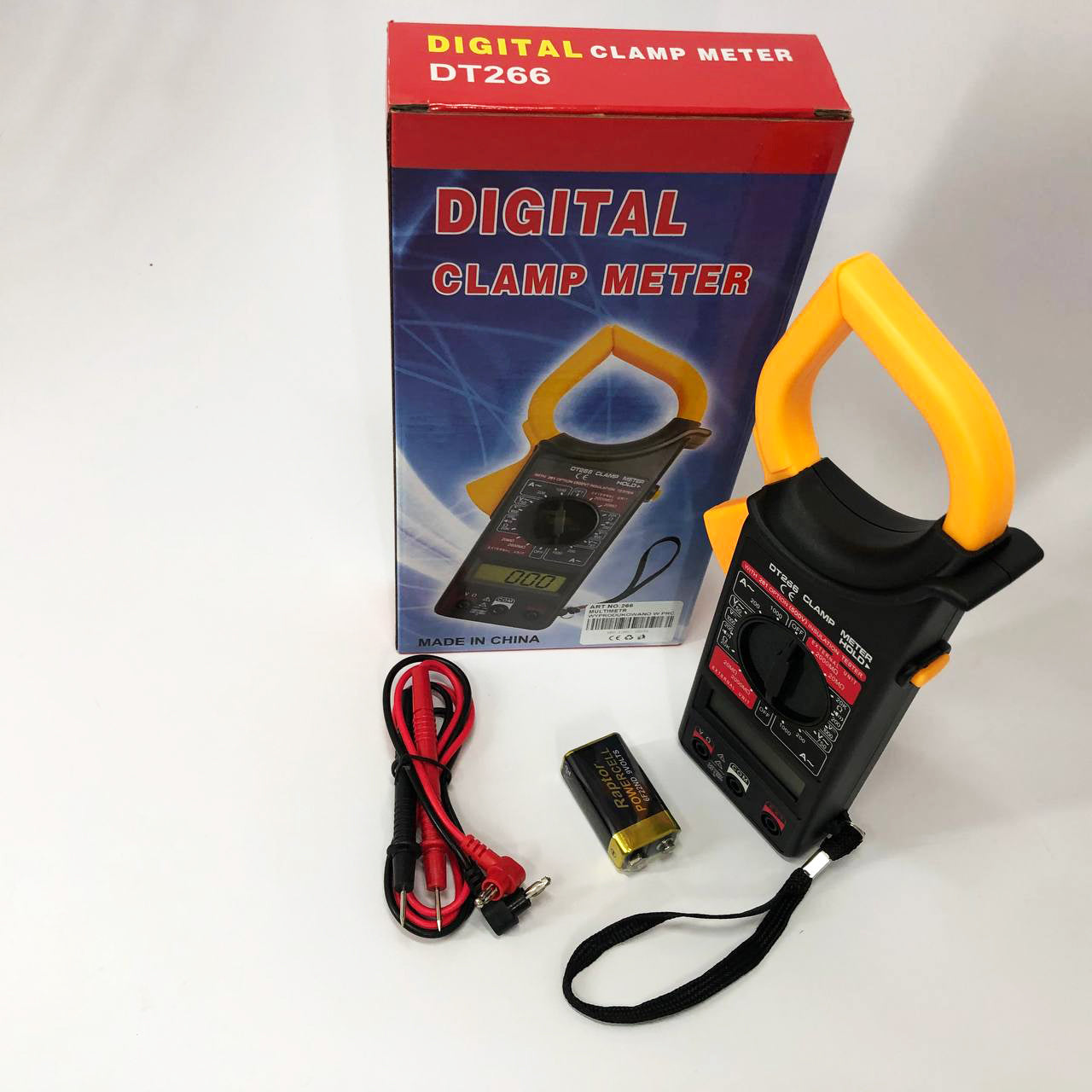 Цифровой мультиметр токовые клещи Digital DT-266 мультитестер тестер вольтметр, Хороший мультиметр