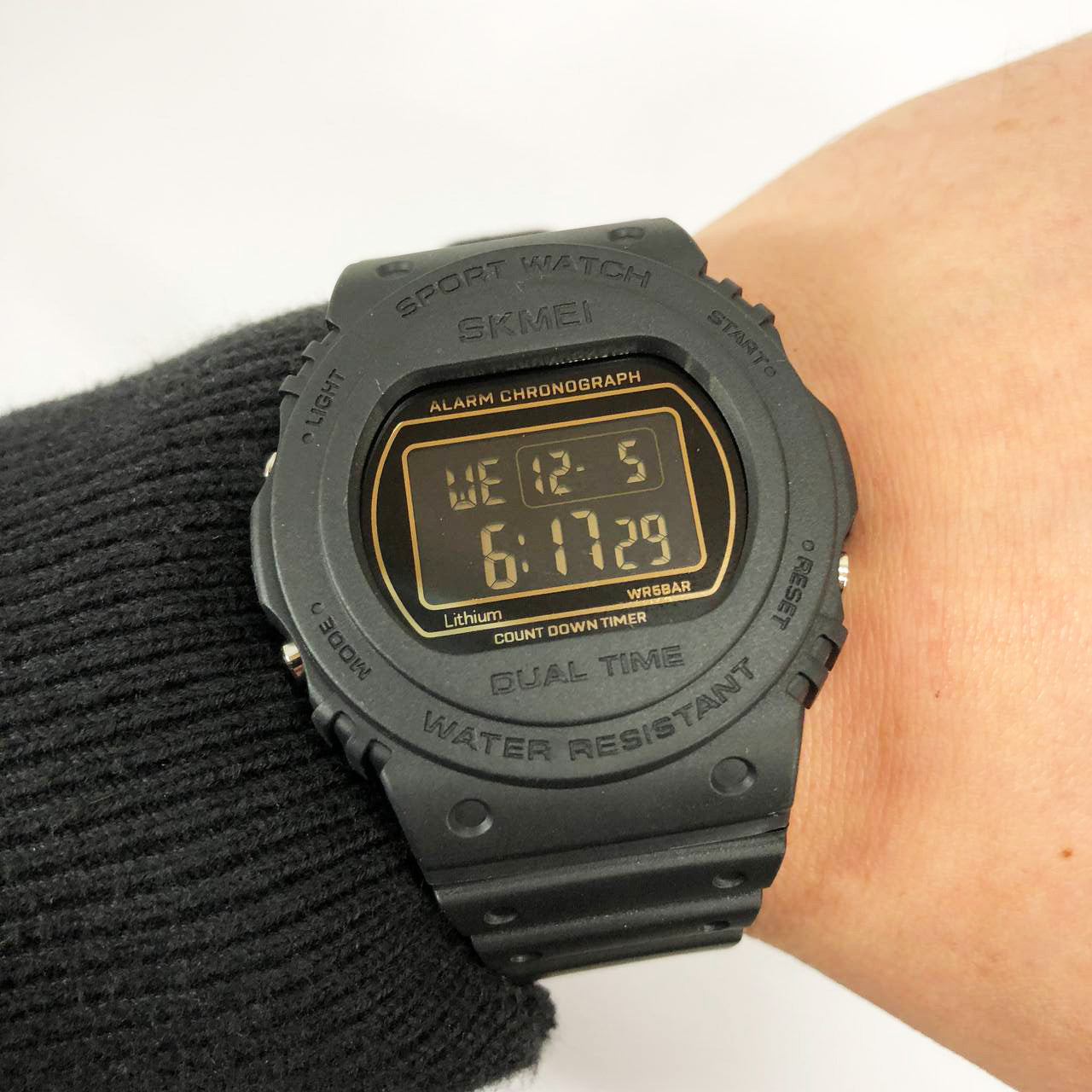 Часы наручные мужские SKMEI 1776BKBK, противоударные часы, часы для военнослужащих, часы скмей мужские