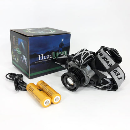 Фонарь налобный Police Водостойкий BL-W002 XPE датчик движения, Фонарик налобный мощный, Головной фонарик