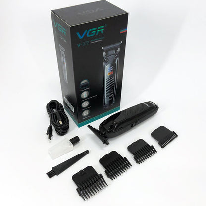 Машинка для стрижки волос триммер VGR V-972 профессиональная с насадками аккумуляторная USB