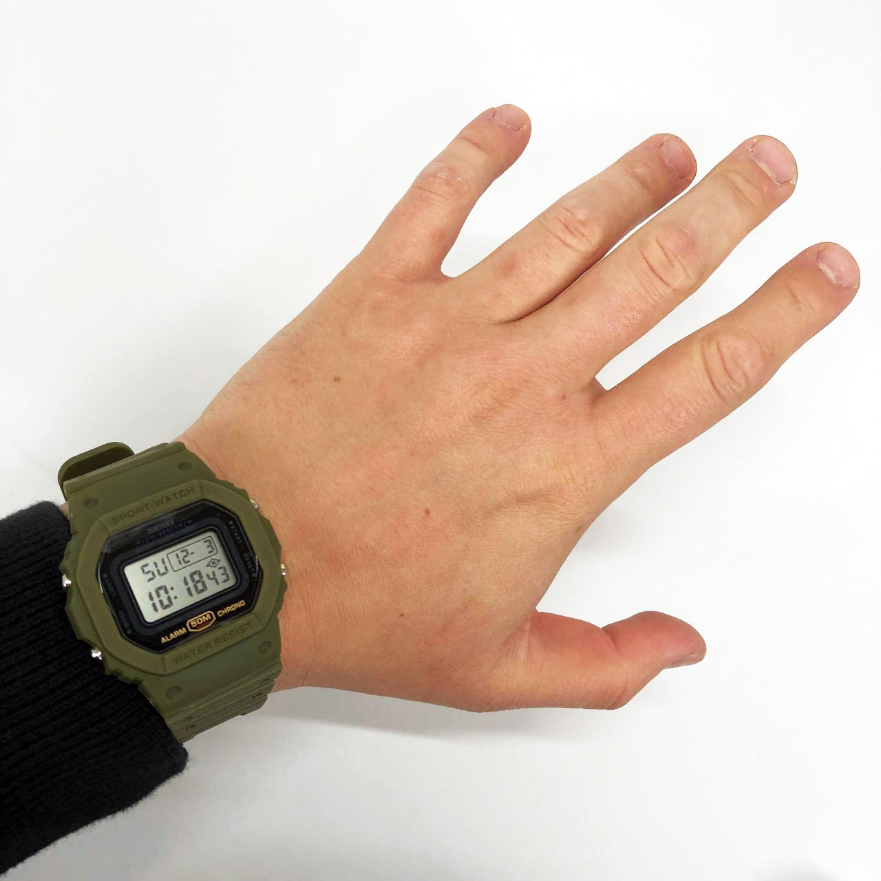 Годинник наручний чоловічий SKMEI 1628AGWT, армійський годинник протиударний, наручний годинник для військових