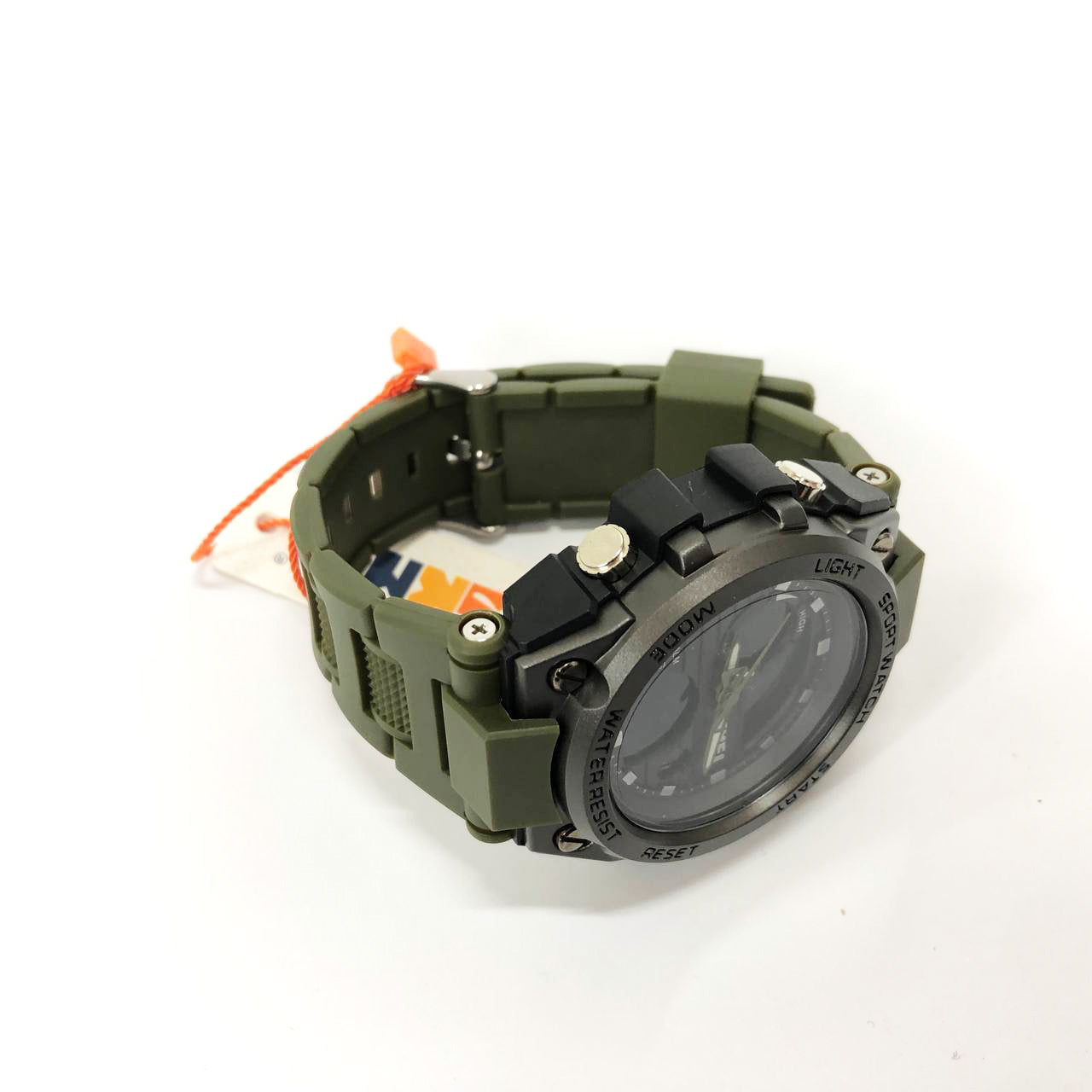 Часы наручные мужские SKMEI 2031AG ARMY GREEN, часы тактические противоударные. Цвет: зеленый