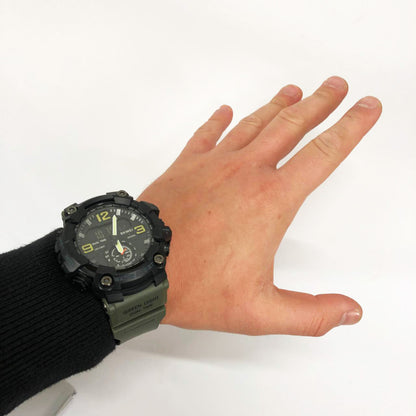 Часы наручные мужские SKMEI 1965AG ARMY GREEN, Часы армейские оригинал, Часы спортивные. Цвет: зеленый