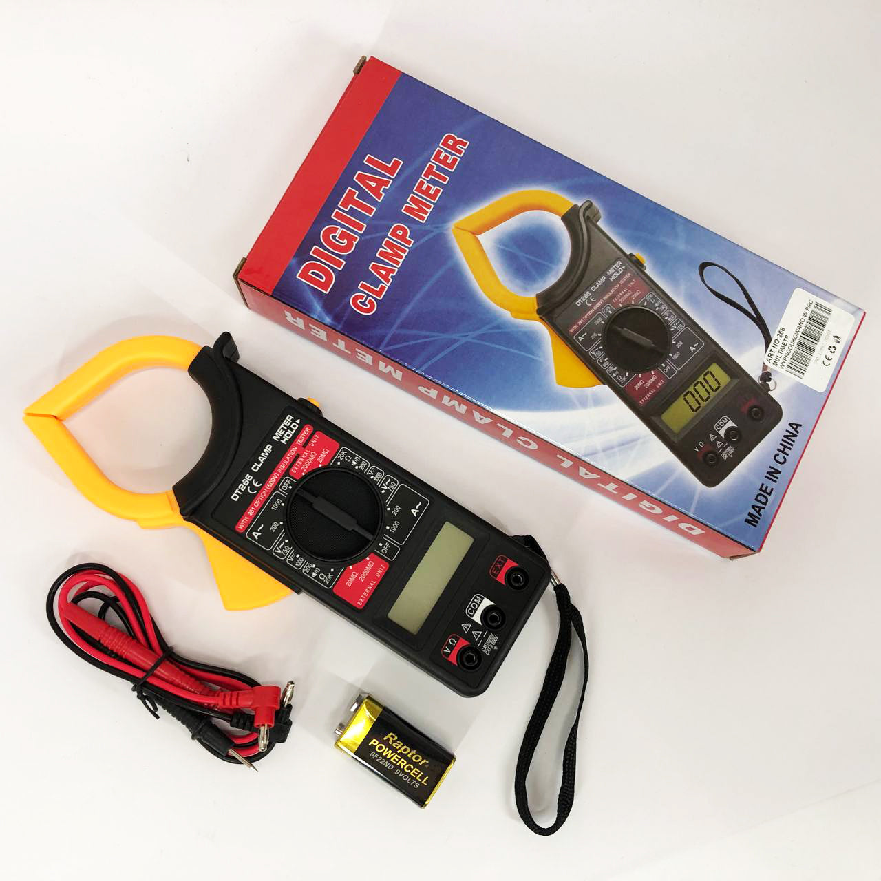 Цифровой мультиметр токовые клещи Digital DT-266 мультитестер тестер вольтметр, Хороший мультиметр