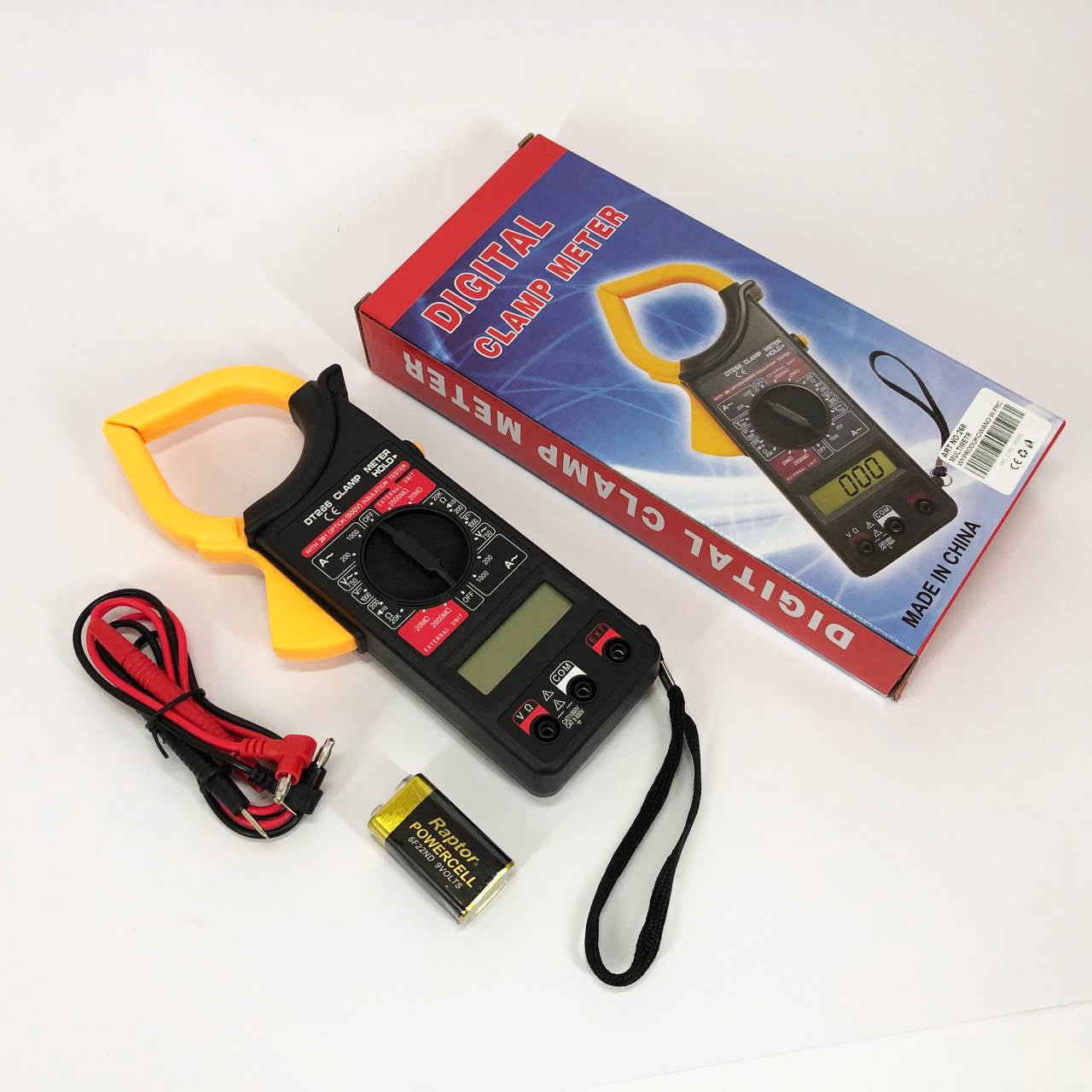 Цифровой мультиметр токовые клещи Digital DT-266 мультитестер тестер вольтметр, Хороший мультиметр