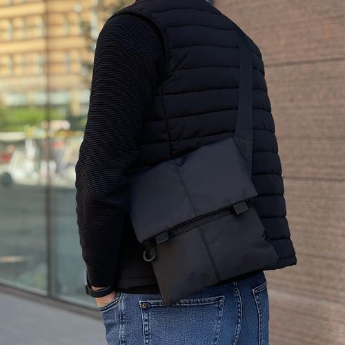 Мужская сумка через плечо кожа, Сумка кобура наплечная, Сумка для скрытого ношения пистолета