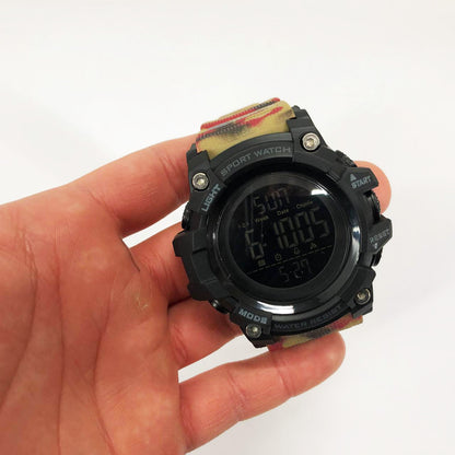 Годинник наручний чоловічий SKMEI 1384CMRD CAMOUFLAGE, фірмовий спортивний годинник. Колір: камуфляж