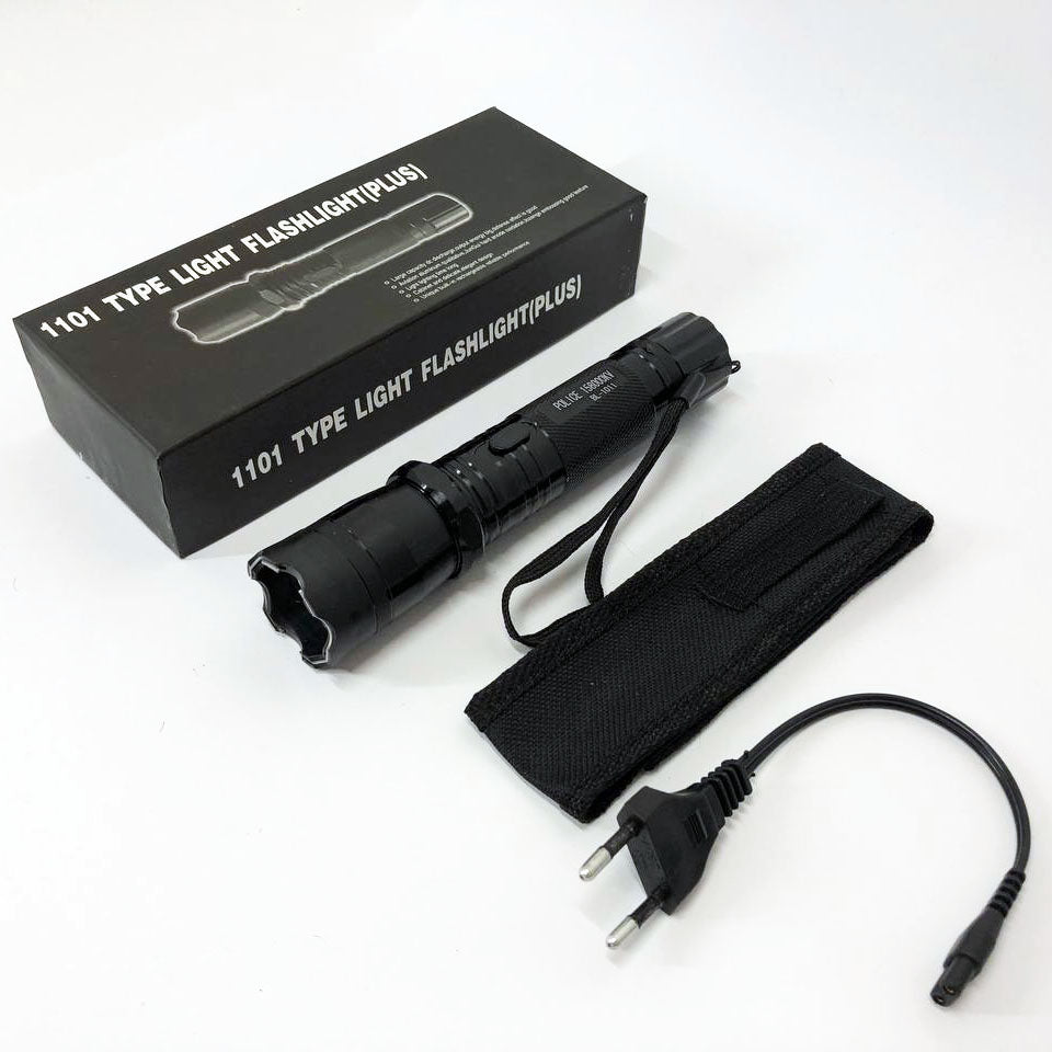 Светодиодный фонарь тактический Police BL-1101 ЗУ 220В + чехол, фонарь ручной тактический