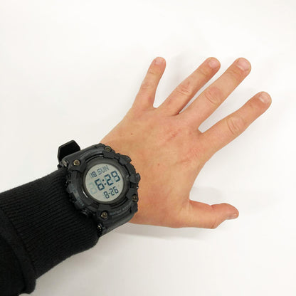 Часы наручные мужские SKMEI 1968BKWT BLACK-WHITE, часы армейские скмей. Цвет: черный с белым циферблатом