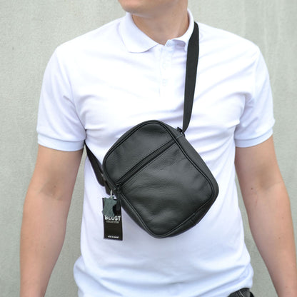 Качественная мужская сумка из натуральной кожи, сумка мессенджер, барсетка кожаная, сумка через плечо