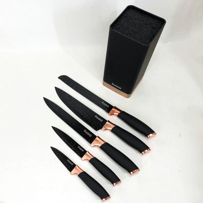 Универсальный кухонный ножевой набор Magio MG-1092 5 шт, набор ножей для кухни, набор кухонных ножей