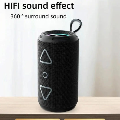 Bluetooth колонка портативная TG656 FM-радио, аккумуляторная колонка для музыки. Цвет: черный