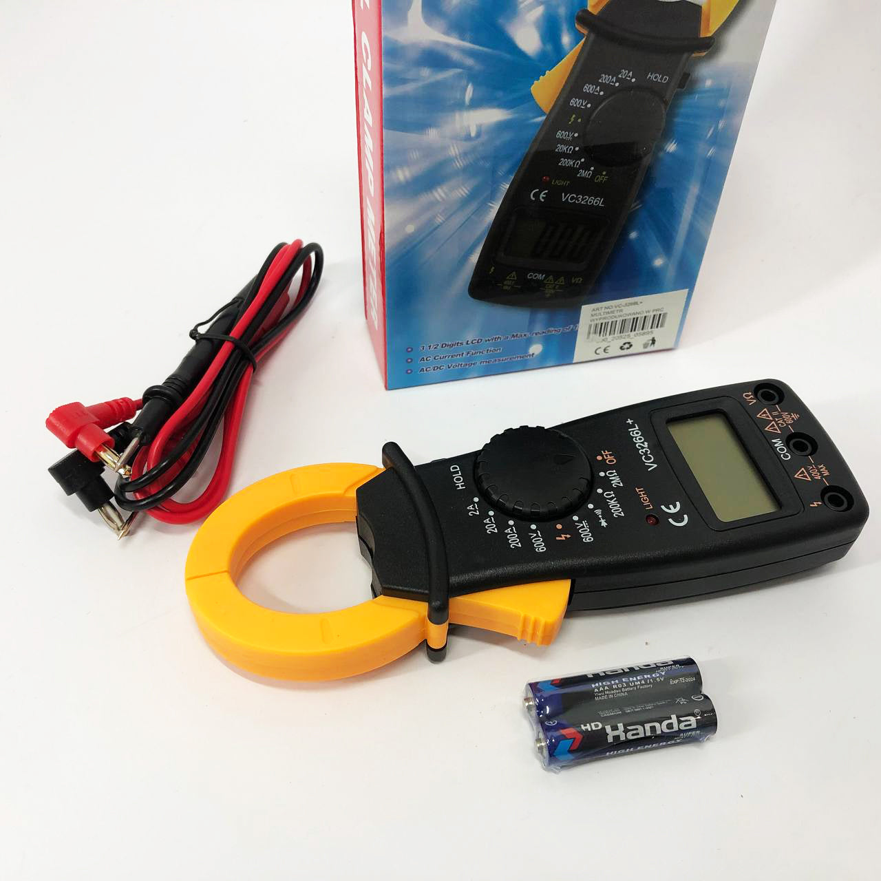 Токові кліщі мультиметр VC3266 L+ тестер, Мультиметр для дому, Хороший мультиметр, Тестер для електрика
