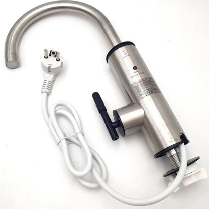 Водонагреватель проточный Delimano RX-0111c LCD дисплеем 3 кВт Кран электрический нижнее подключение