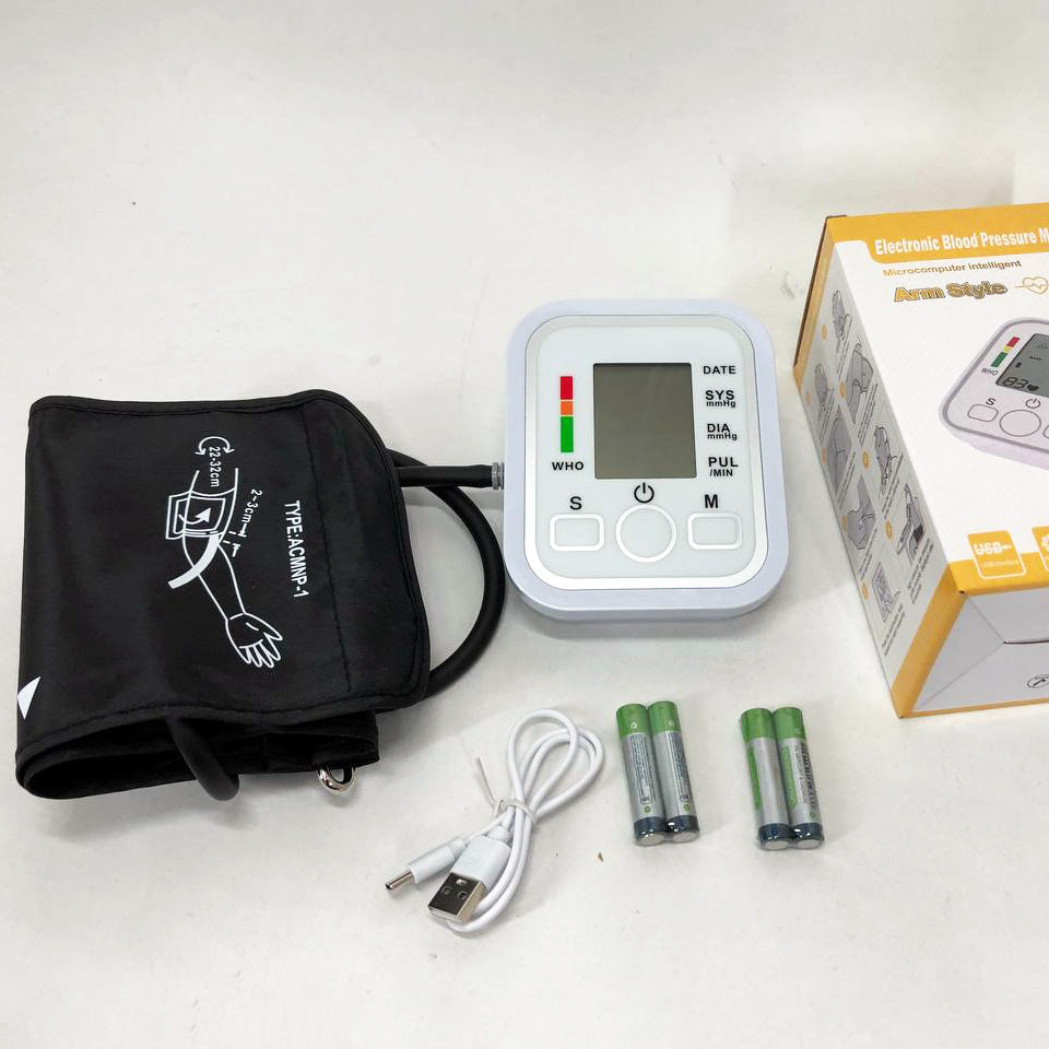 Автоматический тонометр ARM Style B02R с индикатором аритмии, хороший аппарат для измерения давления