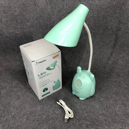 Настольная лампа TaigeXin LED TGX 792, Настольная лампа на гибкой ножке, лампа сенсорная. Цвет: зеленый