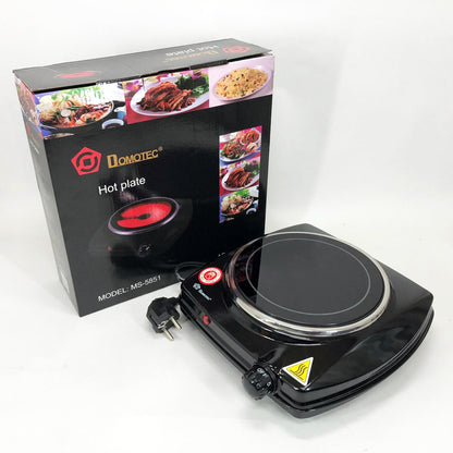 Электроплита настольная DOMOTEC MS-5851 900 Вт, Кухонная плита электро для кухни на 1 конфорку