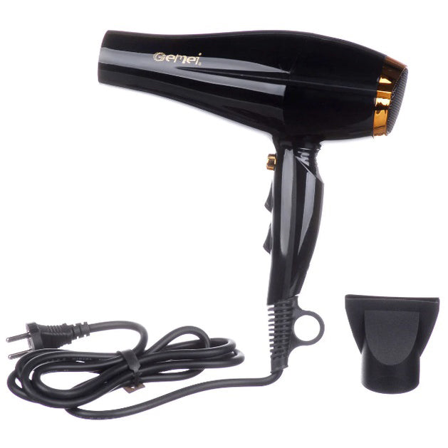 Фен Gemei GM-1765 Профессиональный фен для волос две скорости и три режима для сушки и укладки волос
