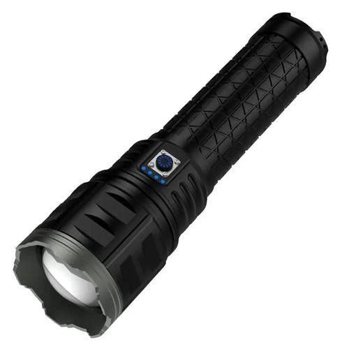 Фонарь ручной модели Police AK138-1 WHITE LASER LED PM60-TG 8х18650, USB-зарядка, Power Bank, зум