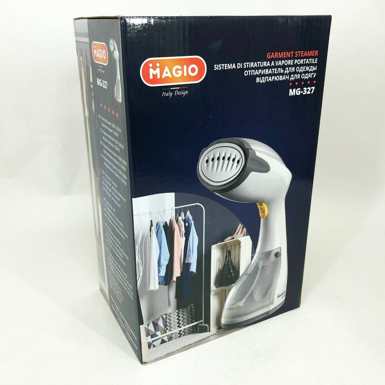 Отпариватель MAGIO MG-327, Компактный отпариватель, Универсальный отпариватель, Выпариватель для одежды