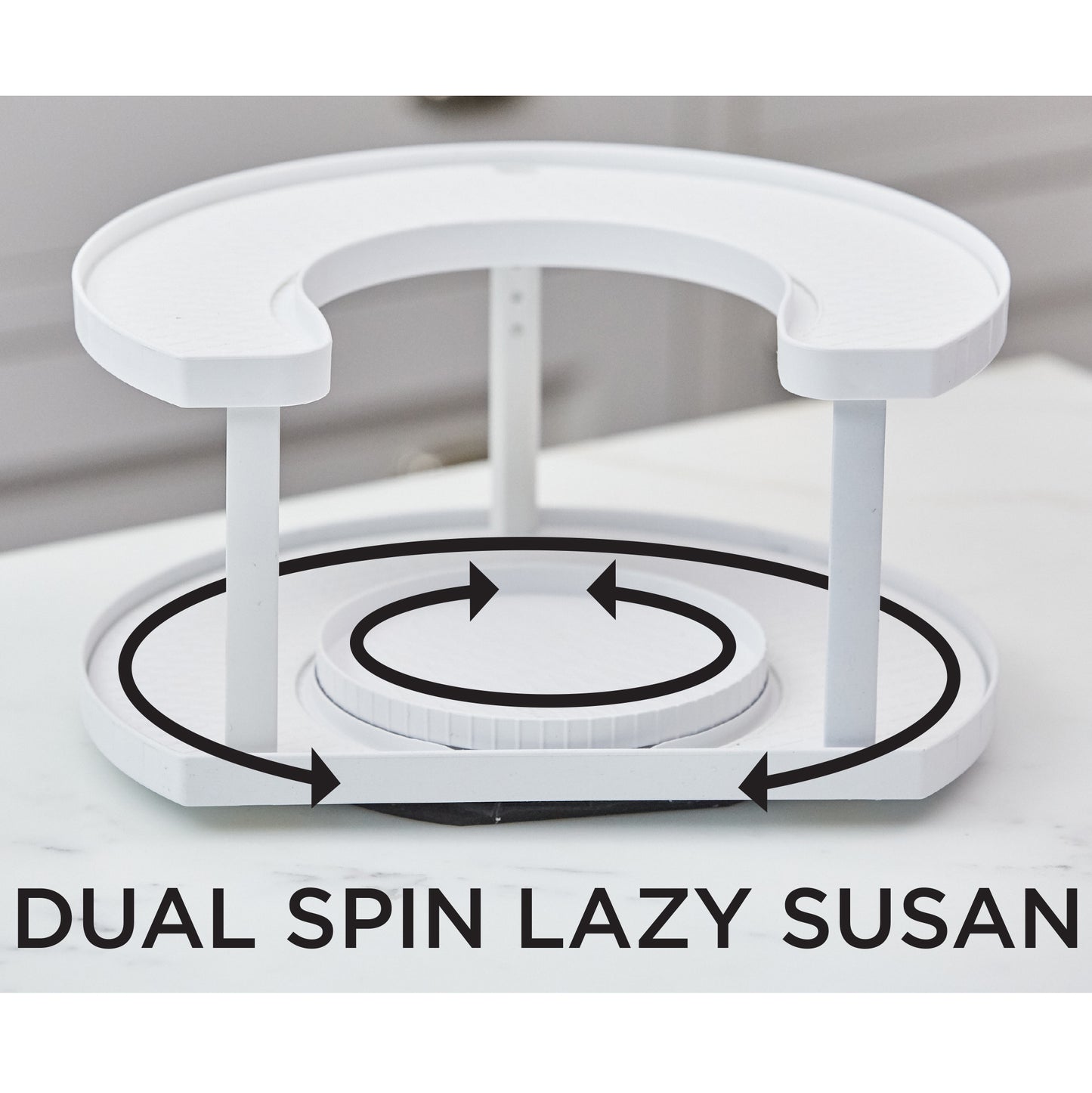 Спецовница Spice Spinner Two-Tiered Spice Organizer, Поворотная подставка для специй, Карусель для специй