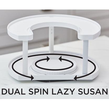 Спецовница Spice Spinner Two-Tiered Spice Organizer, Поворотная подставка для специй, Карусель для специй