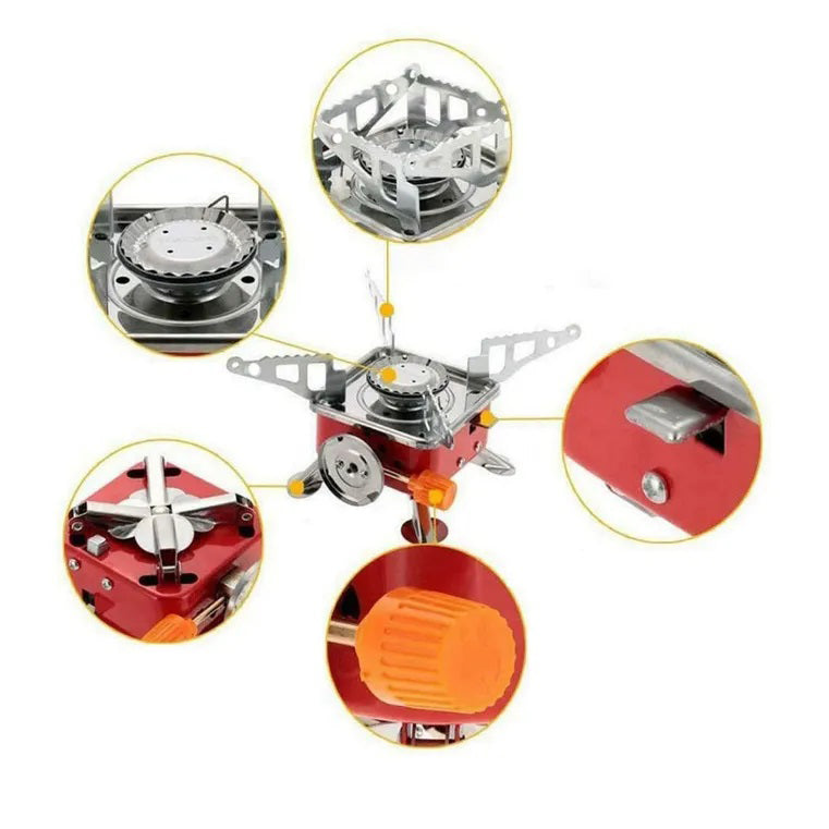 Газовая горелка кемпинговая плита газовый примус газовая плита портативная с чехлом, таганок походный