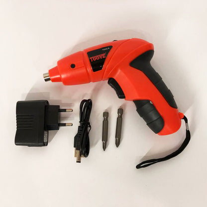 Шуруповерт отвертка Электрическая PRO TUOYE с битами и адаптером, электро шуруповерт, компактный легкий