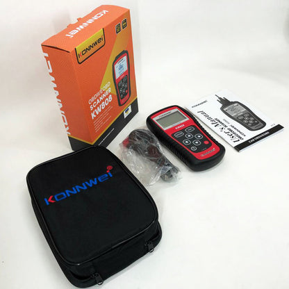 Тестер для діагностики автомобілів Konnwei KW808 OBD II/EOBD Мультимарочний діагностичний сканер