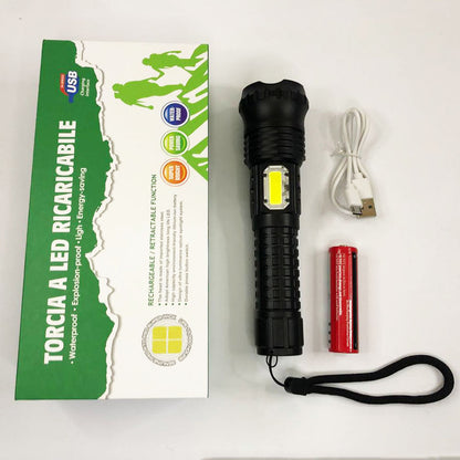 Тактический фонарь Police BL-A95-P50+COB 2 режима, Сверхмощный фонарик, Фонарик светодиодный для туриста