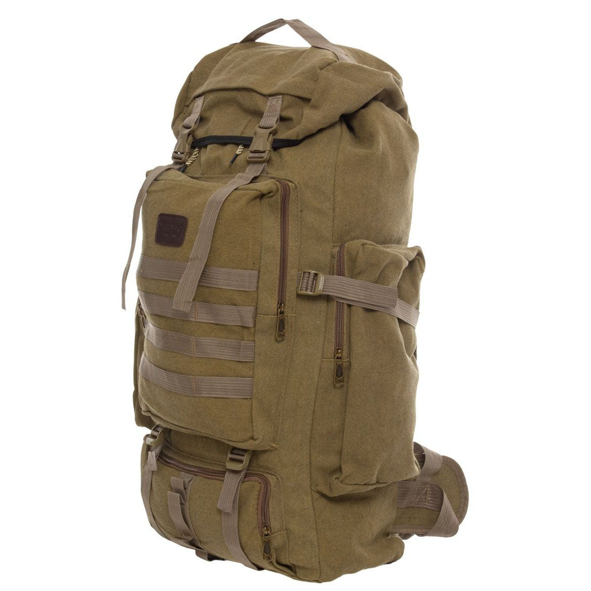 Армейский рюкзак тактический 70 л  + Подсумок  Водонепроницаемый туристический рюкзак. Цвет: койот
