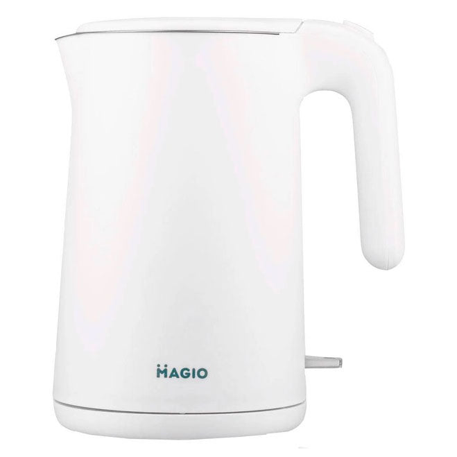 Электрочайник MAGIO MG-106, дисковый 1.5Л, стильный электрический чайник, маленький электрочайник